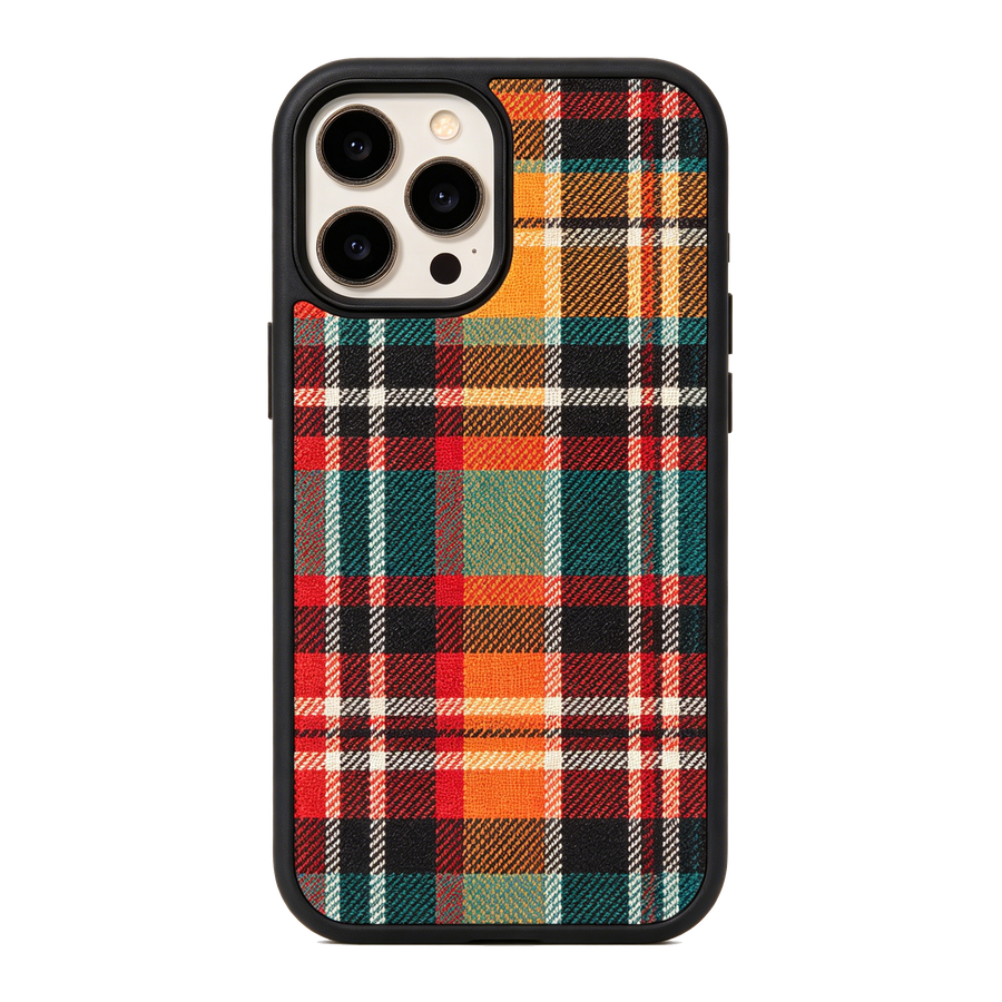 Vibrant Plaid Classic Phone Case