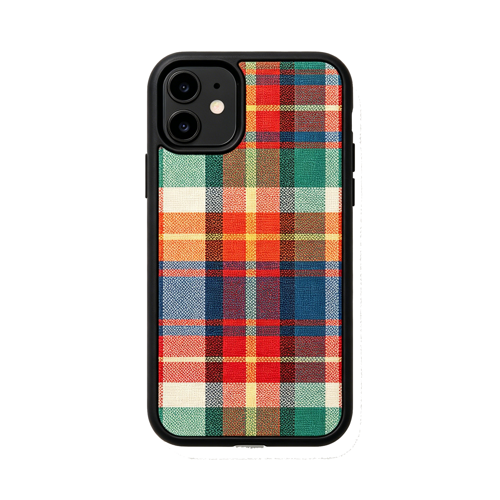 Casual Multicolour Grid Anti-Drop Cover