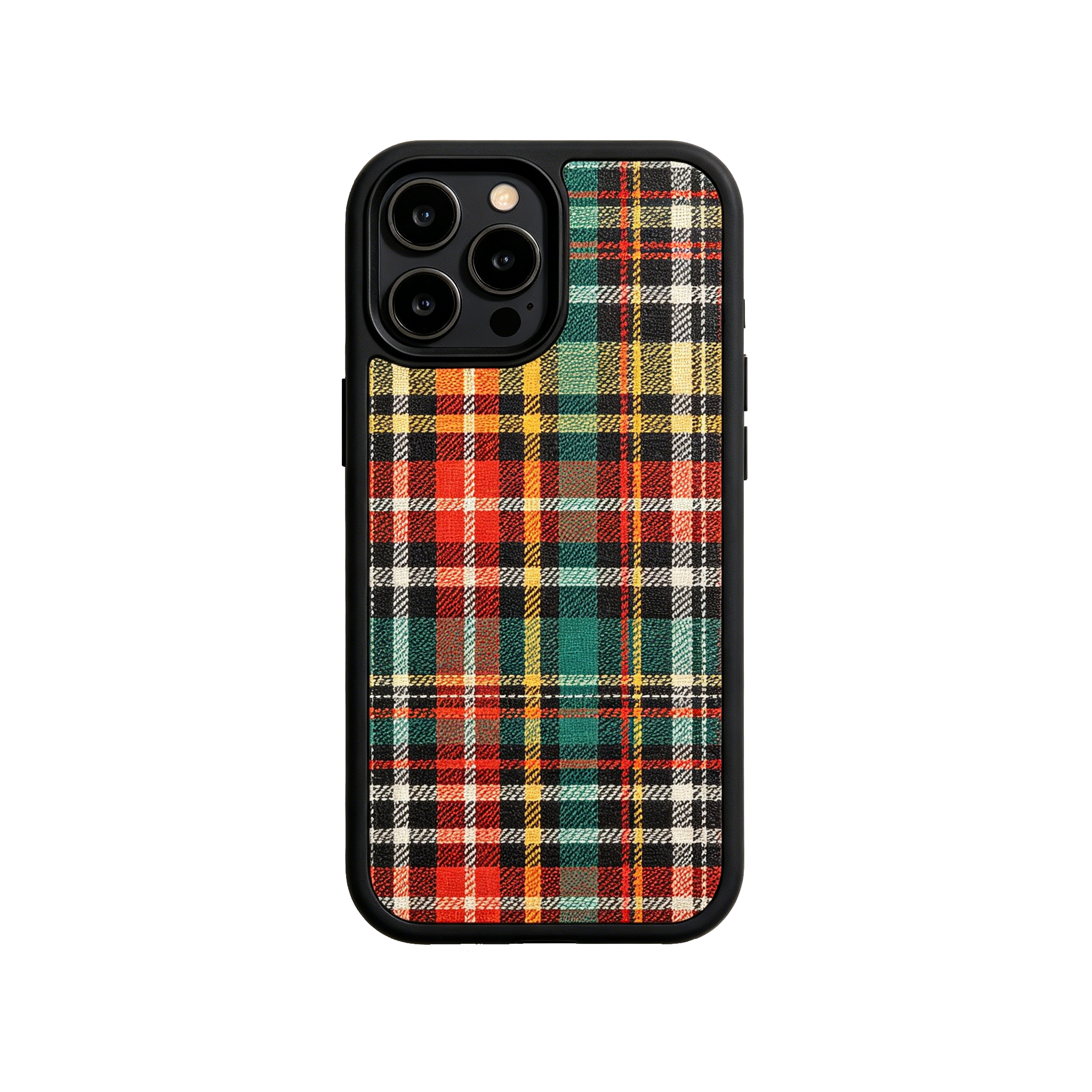 Eye-Catching Rainbow Plaid Phone Case