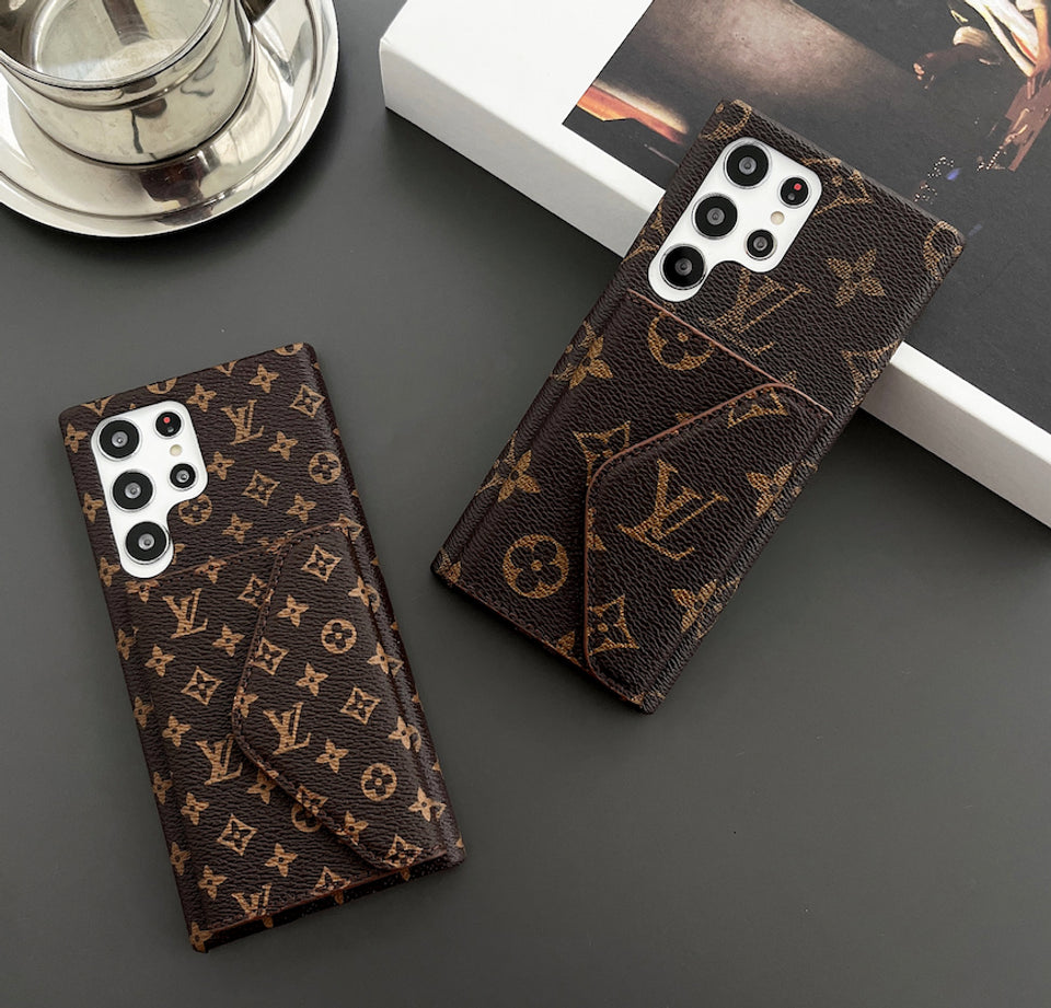 Samsung Galaxy Louis Vuitton Phone Case For S21 22 23 24 25 26 Plus Ultra Wallet Card