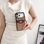 Card Holder Coach Iphone Case For 17 Series