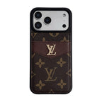 Folding Card Holder Louis V Iphone Case 12/13/14/15/16/17/Pro/Pro Max/ Plus/Air