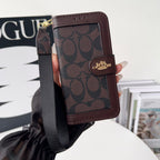 Coach Canvas Print Wallet Case Iphone 17/Pro/Pro Max/Air