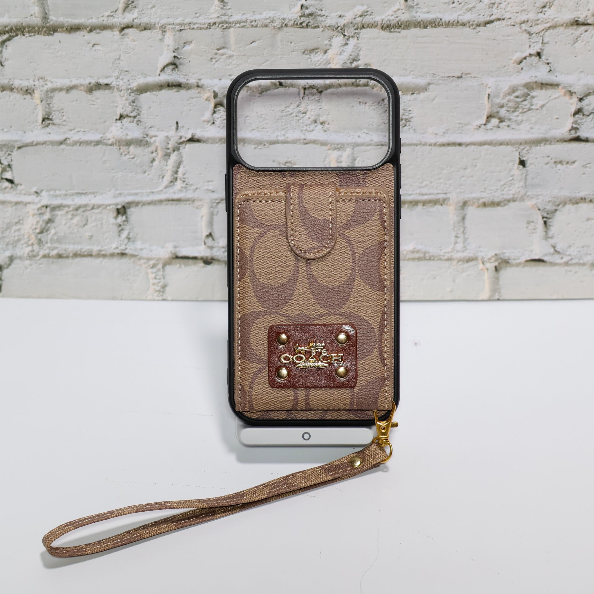 Coach Card Holder Case Iphone 12-17 / Pro / Pro Max / Plus