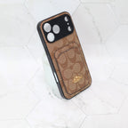 Coach Card Holder Phone Case For 12-17 / Pro / Pro Max