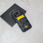 Coach Card Holder Phone Case For 12-17 / Pro / Pro Max