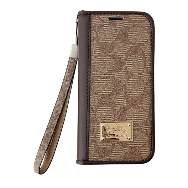 Coach Holster Wallet Case For Iphone 12-17 / Pro / Pro Max / Plus / Air / 18 Pro / 18 Pro Max