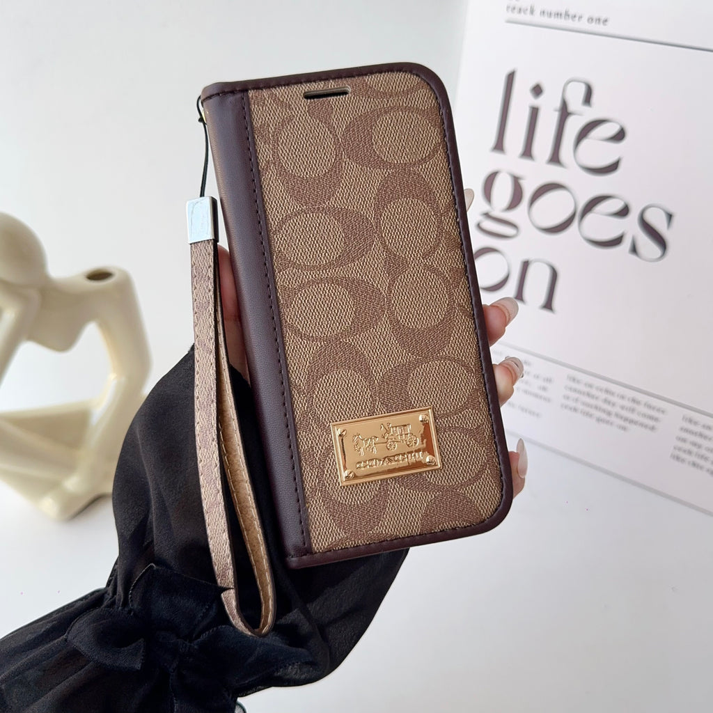 Coach Holster Wallet Case For Iphone 12-17 / Pro / Pro Max / Plus / Air