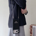 Prada Phone Case On Chain Iphone 12-17 / Pro / Pro Max / Plus / Air