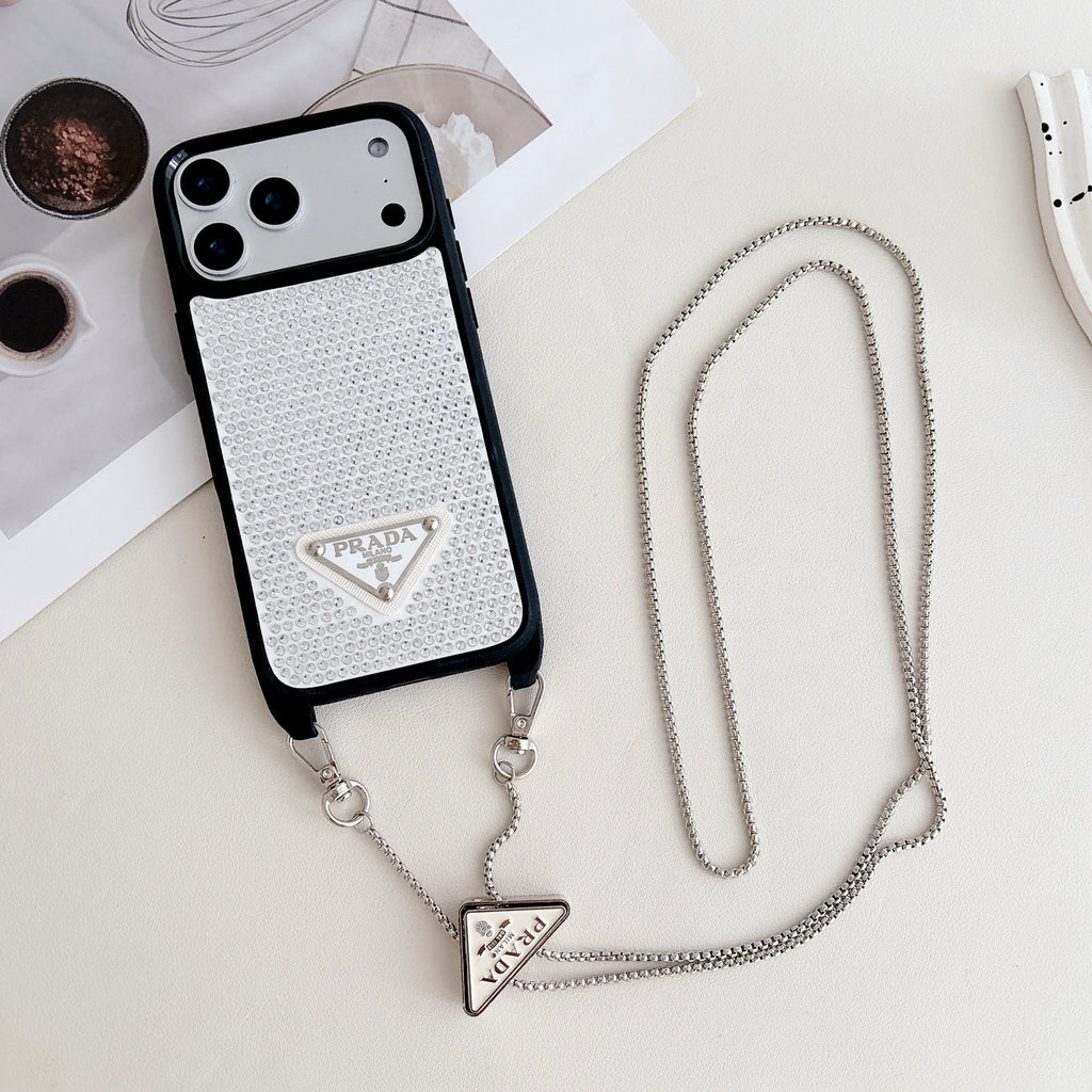 Prada Phone Case On Chain Iphone 12-17 / Pro / Pro Max / Plus / Air