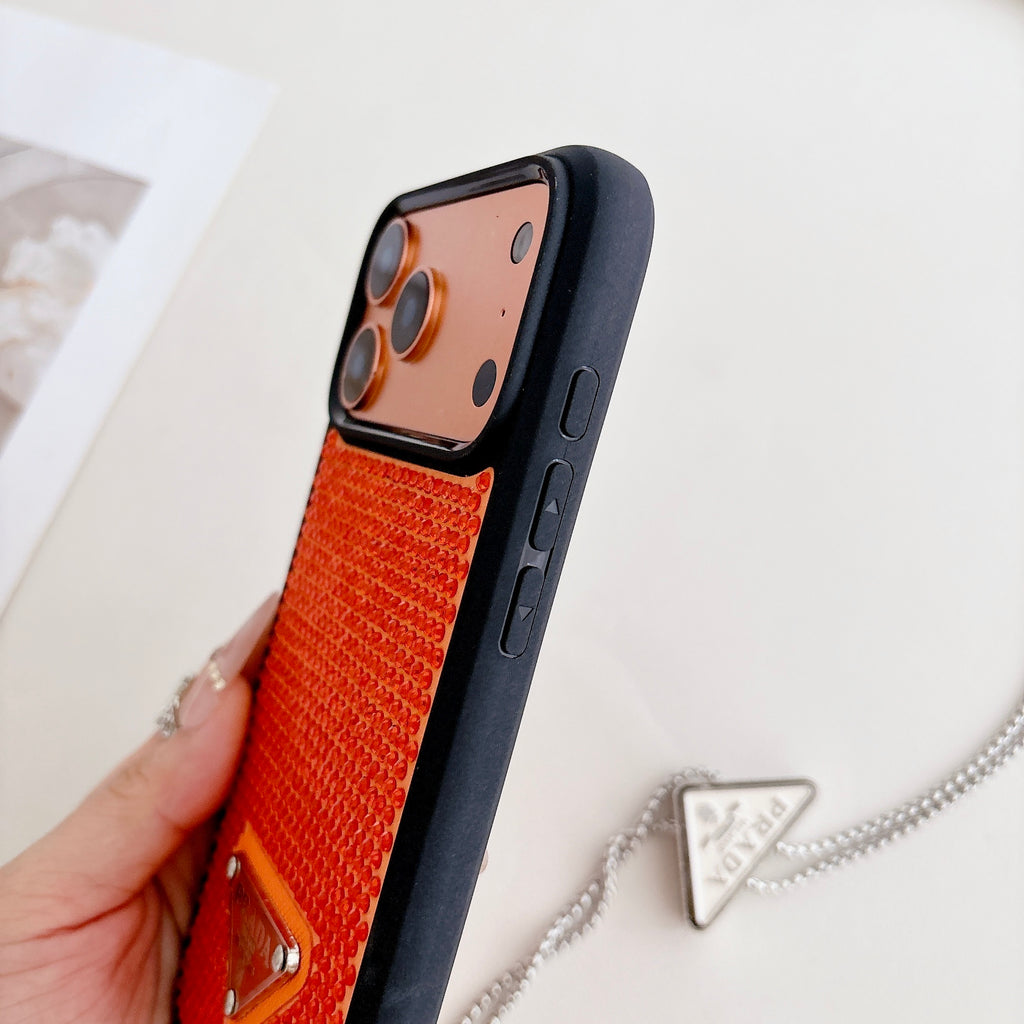 Prada Phone Case On Chain Iphone 12-17 / Pro / Pro Max / Plus / Air