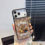 Gg Embroidery Iphone Case For 17 / Pro / Pro Max / Air Series