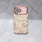 Dior Case Flower Style For Iphone 13 14 15 16 / Pro / Pro Max
