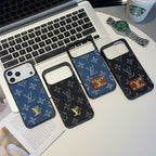 Fabric Denim Iphone 17 Series Lv Style Phone Case
