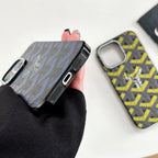 Goyard Phone Case Electroplated For Iphone 12-16 Pro Max Plus