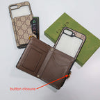 Gg Z Flip Wallet Phone Case For 3 4 5 6 7 Series