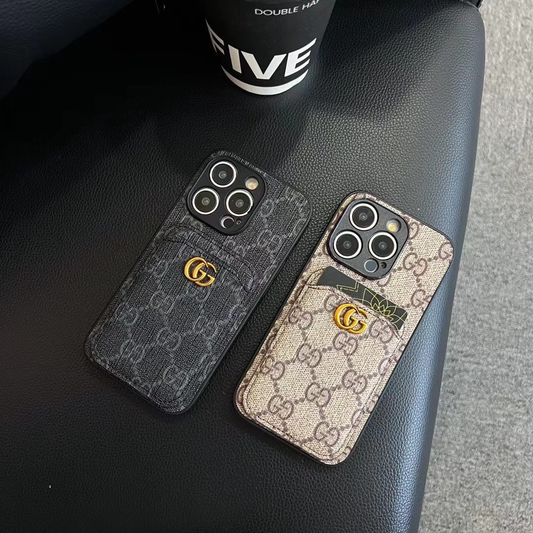 Gucci Phone Case Iphone 14 Pro Max 12 13 14 15 16 Card Holder