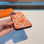 H Cell Phone Case Soft Tpu Back Cover New Pattern Leather Iphone12/ 13/ 14/ 15/ Pro /Max/ Plus