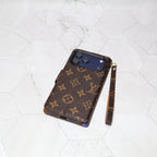 Folio Lv Wallet Case Edge Patches For 12-17 / Pro / Pro Max / Plus