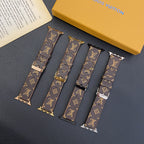 Louis V Apple Watch Bands Brown Monogram