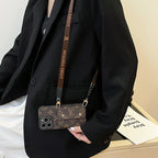 Luxury Phone Wallet Crossbody Style Lanyard For Iphone 12 – 16 Pro Max Plus Series