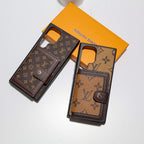 Leather Designer Wallet Phone Case Samsung Galaxy S 22-26 Ultra Plus Series