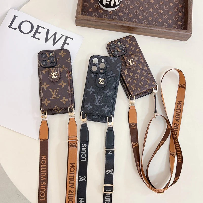 Lv Crossbody Phone Case For Iphone 12-16 Pro Max Plus