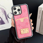 Lv Iphone Case Denim Card Holder For 12-16 Pro Max