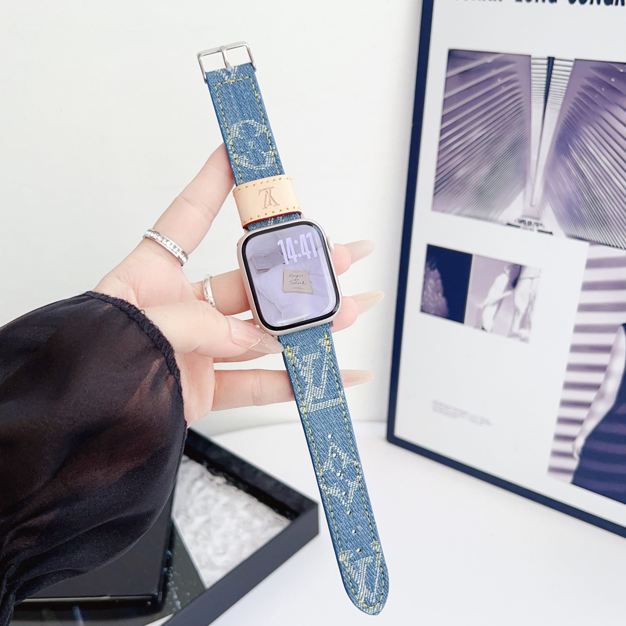 Fabric Lv Apple Watch Band