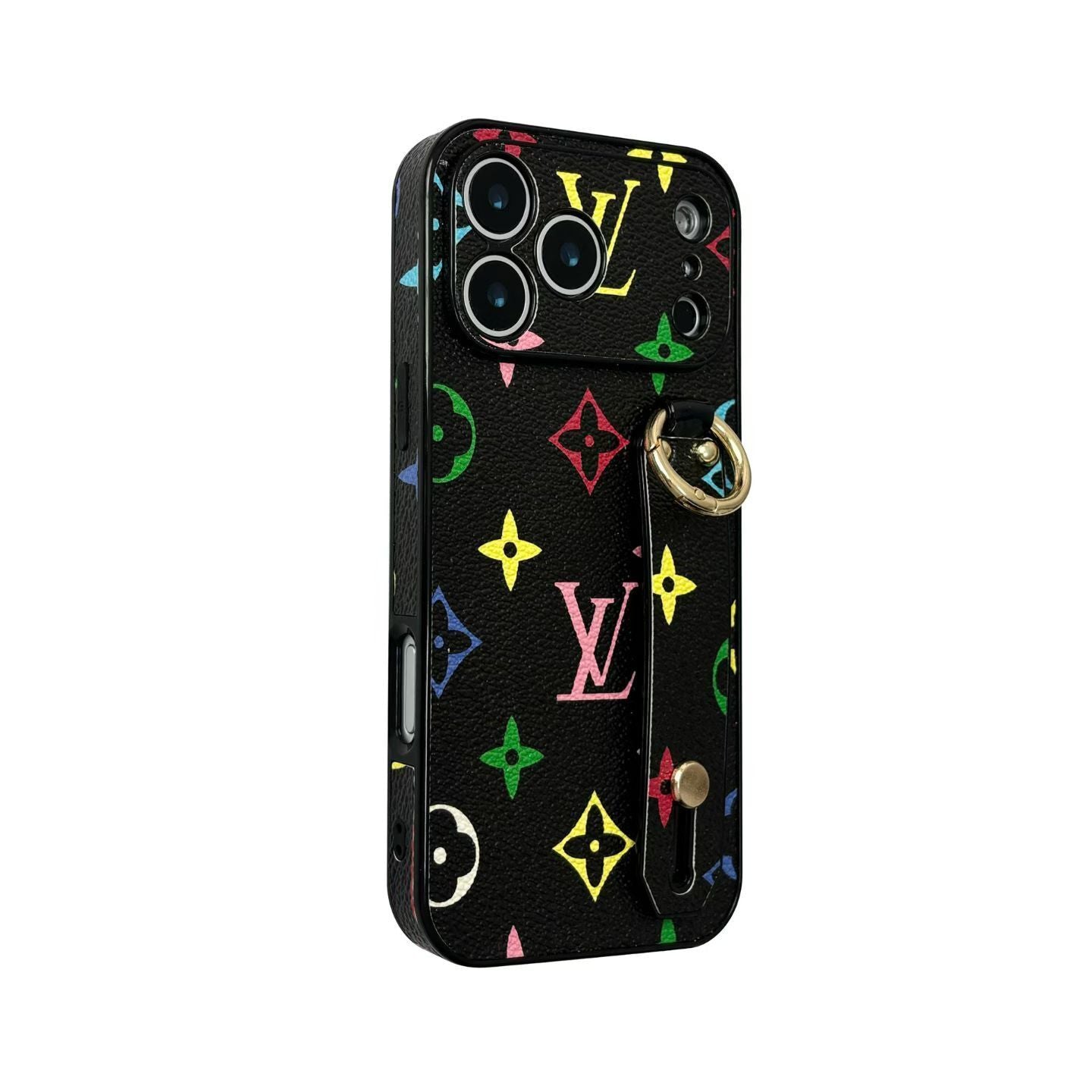 Lv Hand Strap Back Cover Case For 13-17 / Pro / Pro Max / Plus / Air