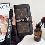 Louis Vuitton Flip Folio Iphone Case For 17/Pro/Pro Max/Air