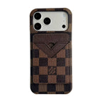 Lv Magsafe Magnet Card Holder Phone Case For Iphone 13-17 / Pro / Pro Max / Plus / Air