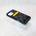 Louis V Magsafe Iphone Case Card Holder For 12-16 Pro Max Plus