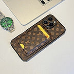 Lv Magsafe Iphone Case Magnetic Card Holder For 13-16 / Pro / Pro Max / Plus