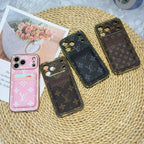 Lv Pattern Leather Iphone Case 12-17 / Pro / Pro Max / Plus / Air