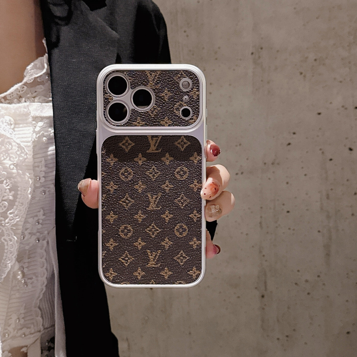 Lv Small Monogram Iphone Case 14-17 / Pro / Pro Max