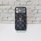 Lv Style Card Holder Phone Case For Iphone 12-17 / Pro / Pro Max / Plus