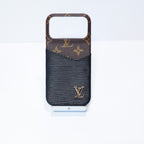 Lv Accent Leather Phone Case Iphone 17 Series