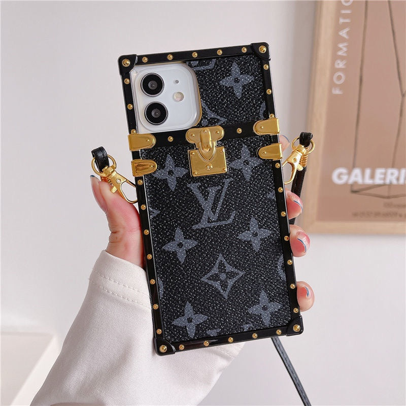Lv Trunk Phone Case For Iphone 11 12 13 14 15 Pro Max Plus Series