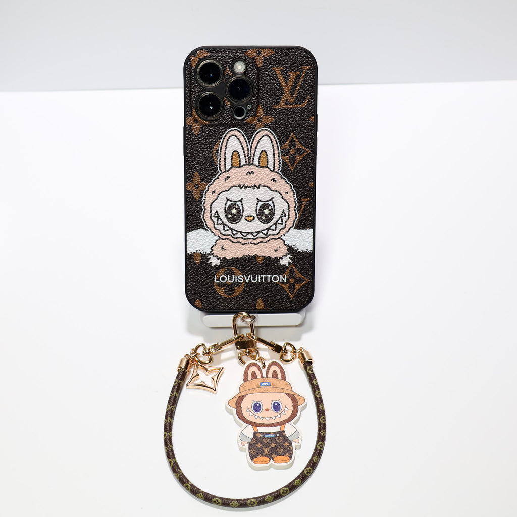 Labubu Big Face Lv Iphone Case For 13 – 16 Pro Max Series