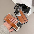 Loewe Phone Case Hand Strap Card Holder For Iphone 12 13 14 Pro Max Plus