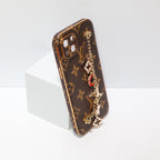 Ornament Luxury Hand Strap Phone Case For 12-16 Pro Max Plus