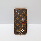 Ornament Luxury Hand Strap Phone Case For 12-16 Pro Max Plus