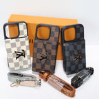 Crossbody Lv Phone Case Cardholder Wallet For 12-16 Pro Max Plus