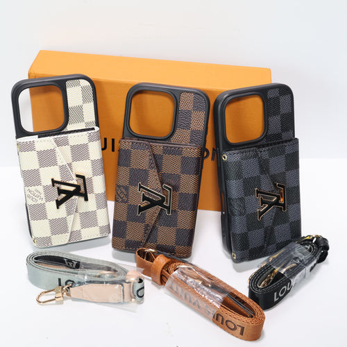 Crossbody Lv Phone Case Cardholder Wallet For 12-16 Pro Max Plus