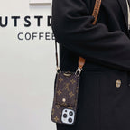 Louis Vuitton Phone Case Cards Holder Crossbody For 12 13 14 15 16 Pro Max Plus Models
