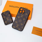 Lv Magsafe Iphone Case Magnetic Card Holder For 13-16 / Pro / Pro Max / Plus