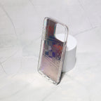 Lv Transparent Phone Case Labubu Monogram Pattern
