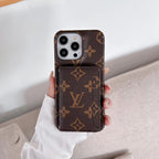 Lv Wallet Card Phone Case For Iphone 11 12 13 14 15 16 Pro Max Plus