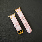 Pink Monogram Lv Iwatch Band